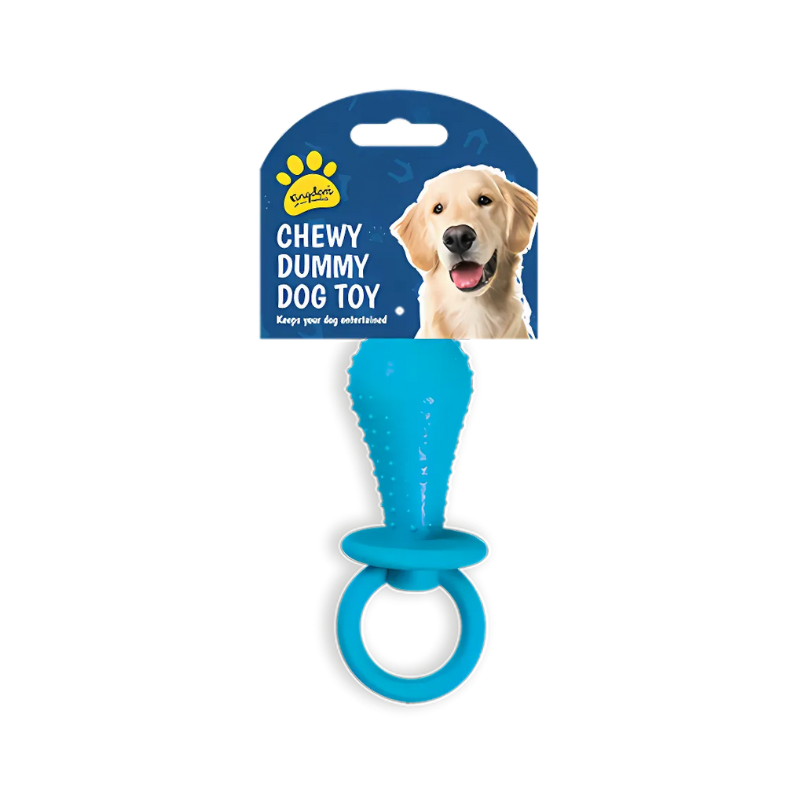 PoundFun Rubber Dummy Dog Toy – Durable Non-Toxic Chew & Fetch Toy