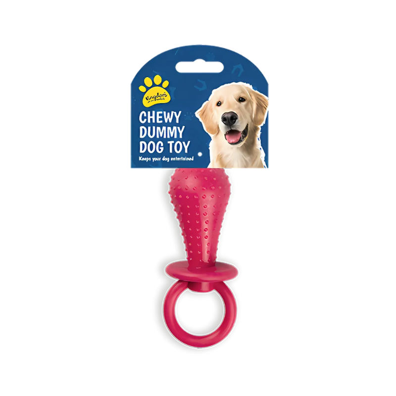 PoundFun Rubber Dummy Dog Toy – Durable Non-Toxic Chew & Fetch Toy