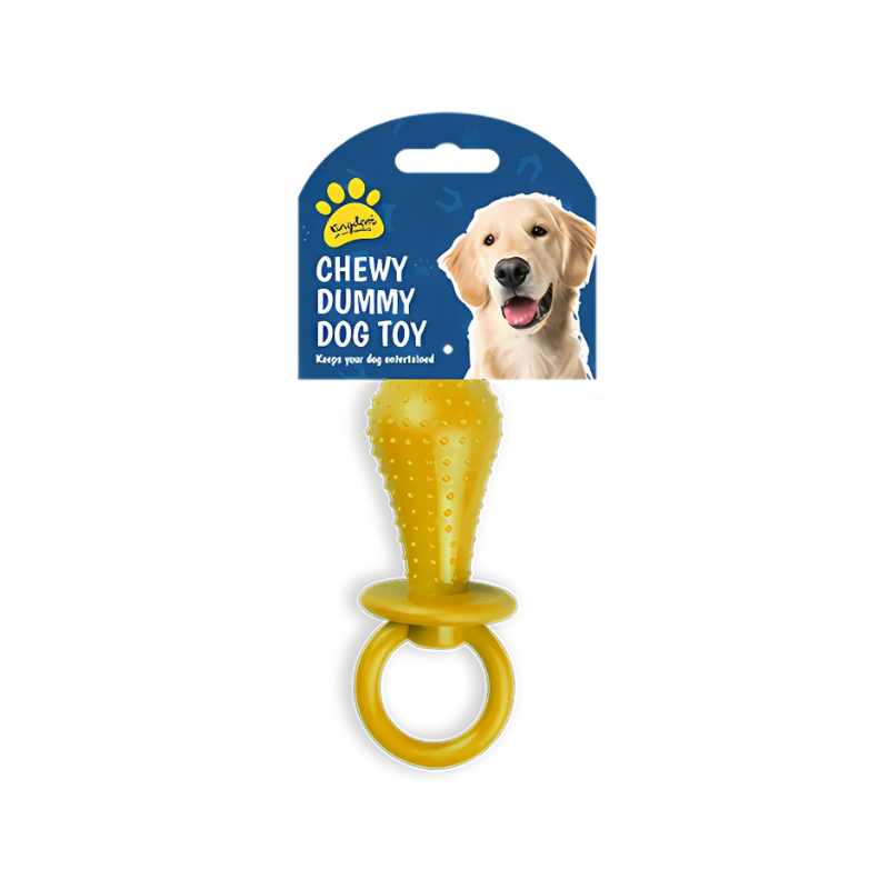 PoundFun Rubber Dummy Dog Toy – Durable Non-Toxic Chew & Fetch Toy