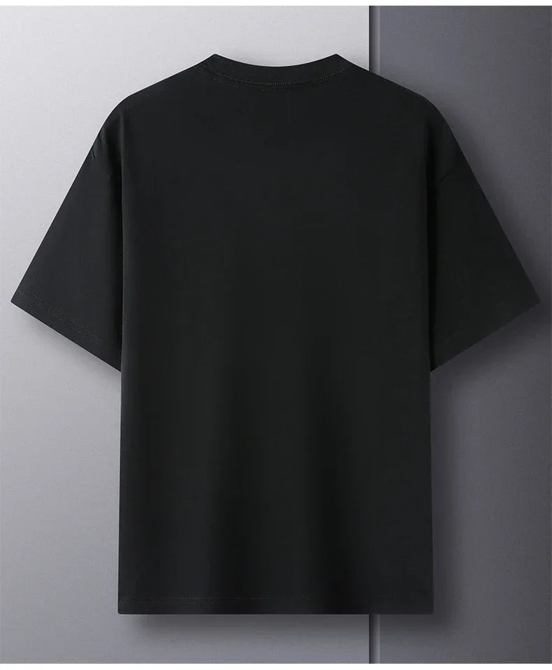 Men’s 100% Cotton Classic T-Shirt – Short Sleeve Crew Neck