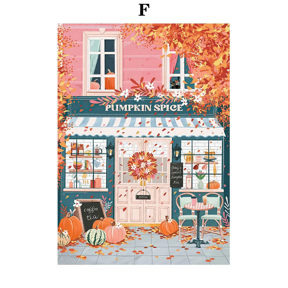 Urban & Travel Poster Wall Art – Hot Air Balloon & City Prints