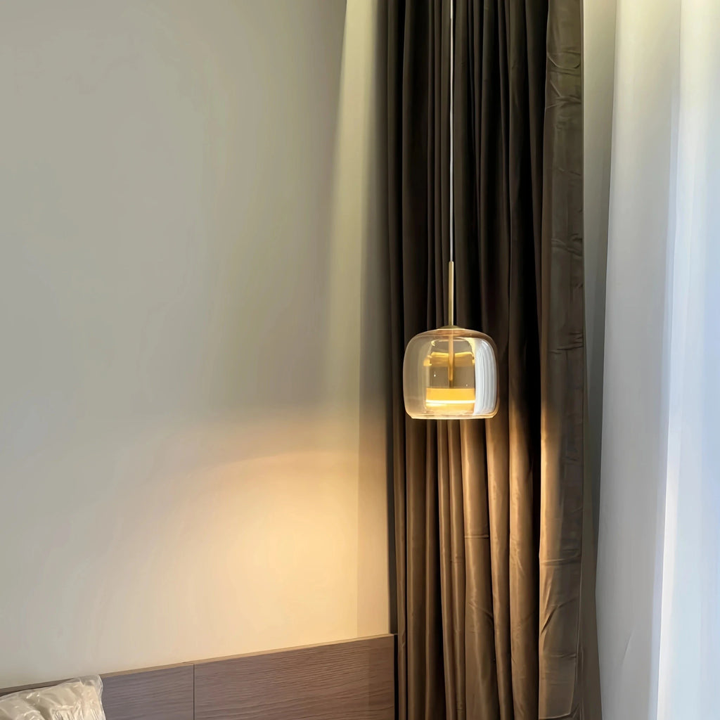 Light My House Dildale LED Pendant Lamp – Black & Gold Adjustable Light