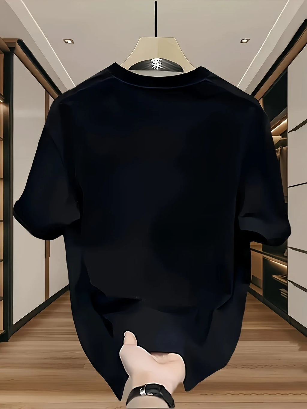 Men’s Heavyweight 100% Cotton Graphic T-Shirt – Casual Crew Neck Tee