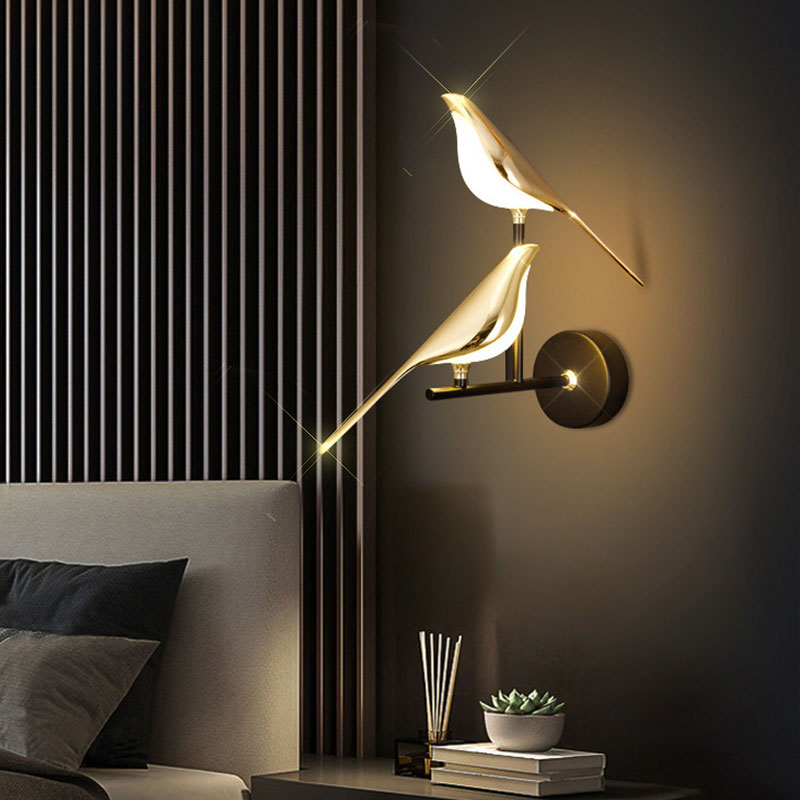Light My House | Double Chirpy LED Bird Nursery Wall Light - Hardwired