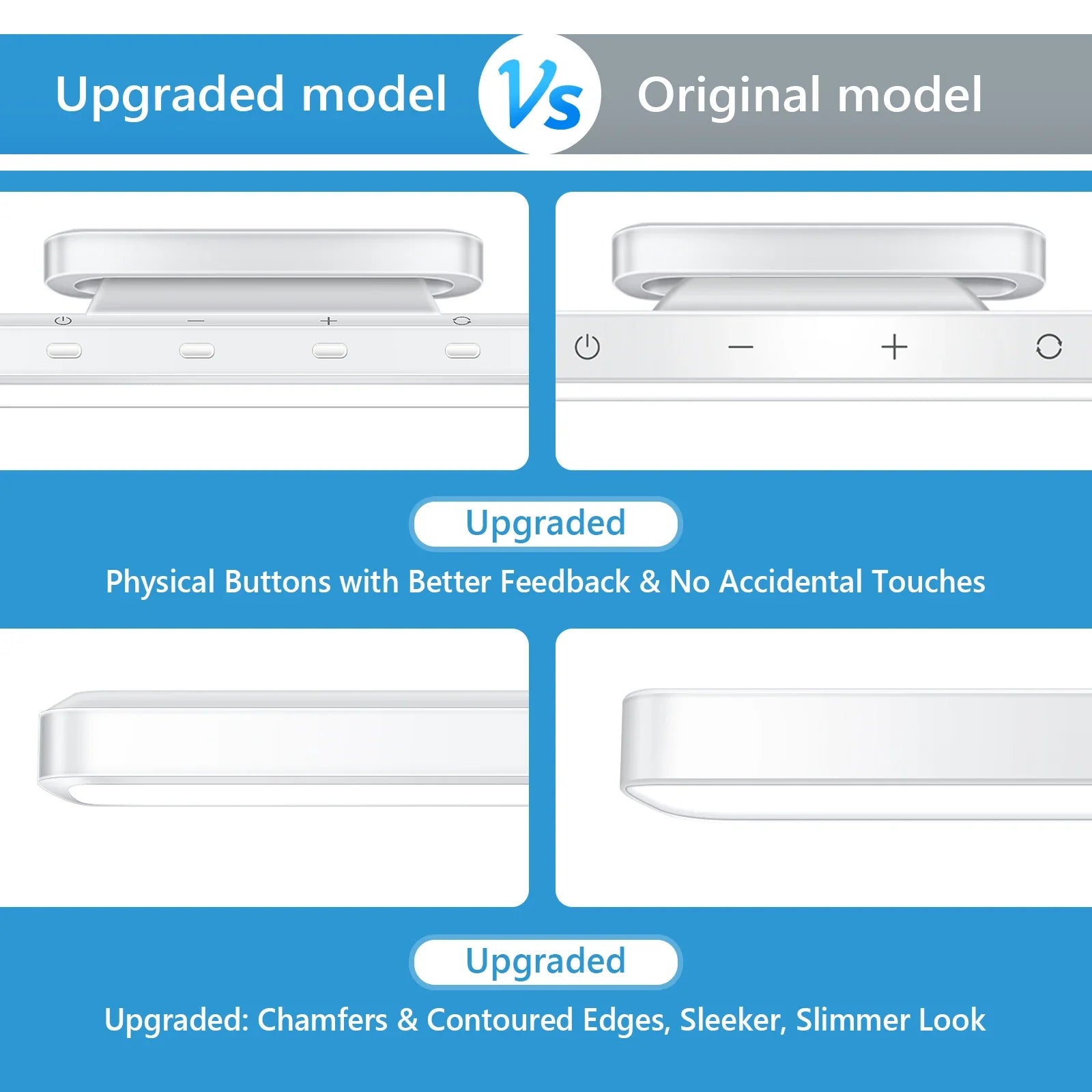 Rechargeable LED Mirror & Cabinet Light Bar – 3 Color, Dimmable, Magnetic, Remote Control