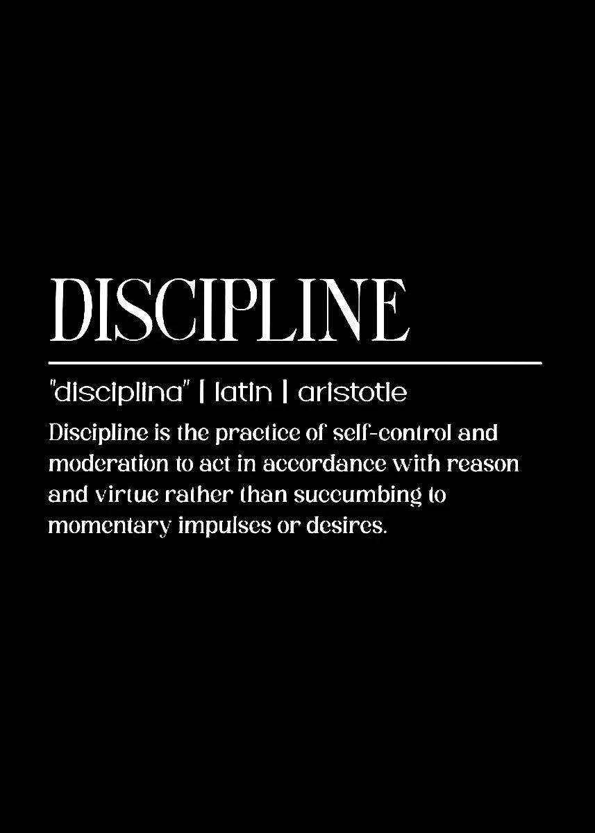 Modern Motivational Quote Posters – Think Outside the Box, Again, Discipline Canvas Prints