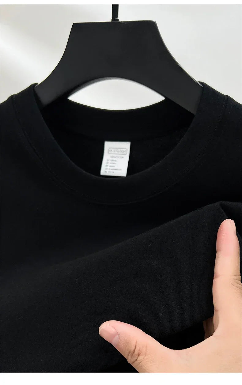 Men’s 100% Cotton Classic T-Shirt – Short Sleeve Crew Neck