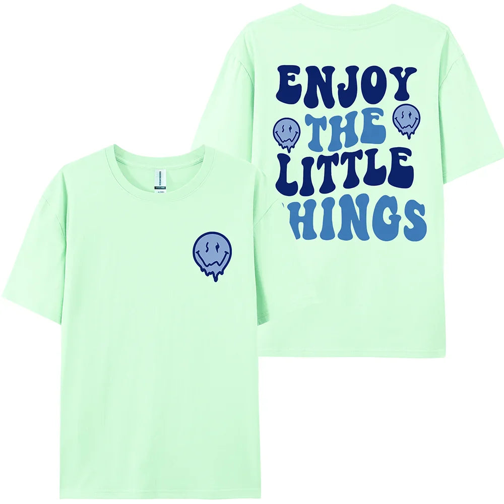 Enjoy The Little Things Oversized T-Shirt for Women - Streetwear Tee
