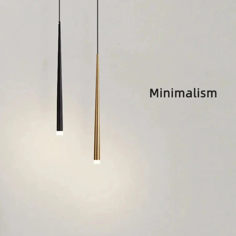 Light My House Sleek Drop LED Pendant Light – Adjustable Warm Lighting