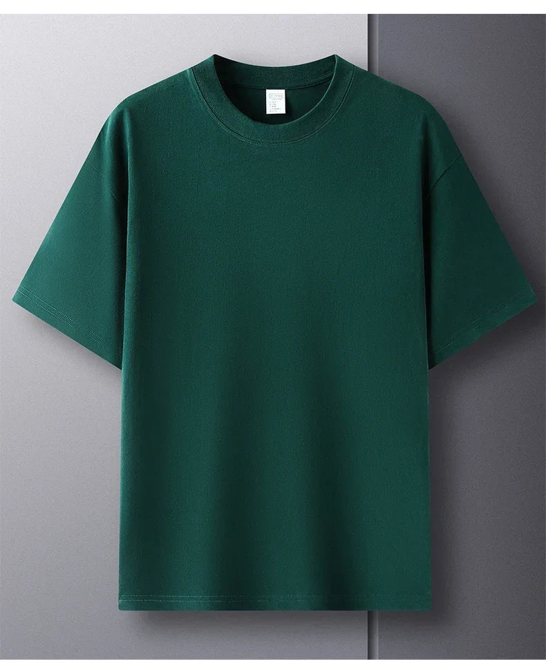 Men’s 100% Cotton Classic T-Shirt – Short Sleeve Crew Neck