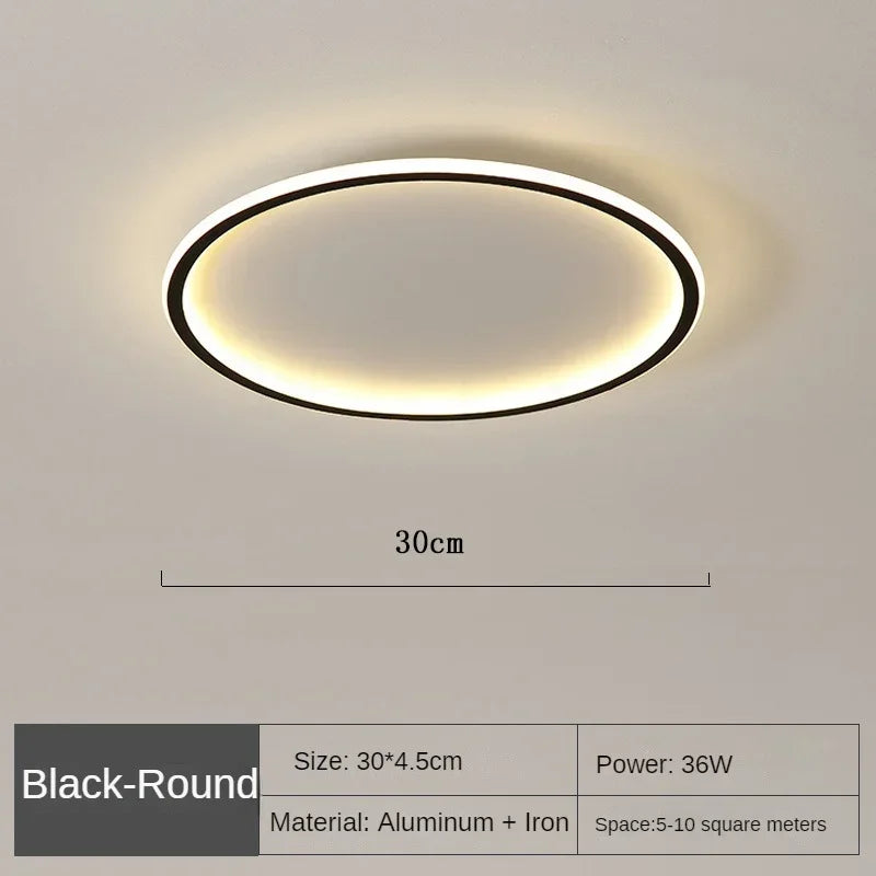 Light My House LED Ring Flush Mount Chandelier | Dimmable Ceiling Light