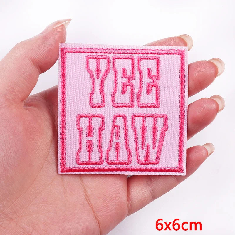 Cowgirl Boot Embroidered Patch Cowgirl Boot Embroidered Patch.
