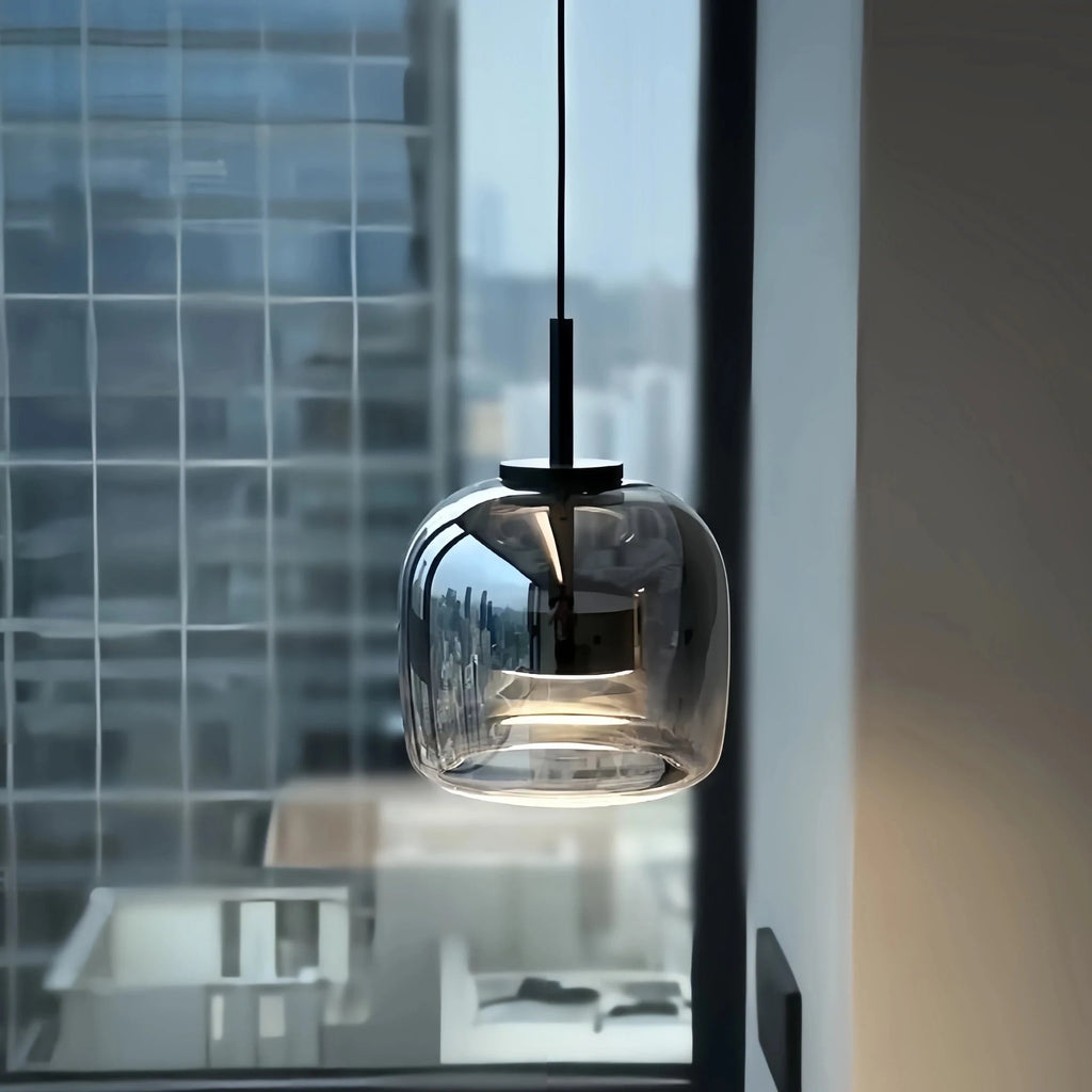 Light My House Dildale LED Pendant Lamp – Black & Gold Adjustable Light