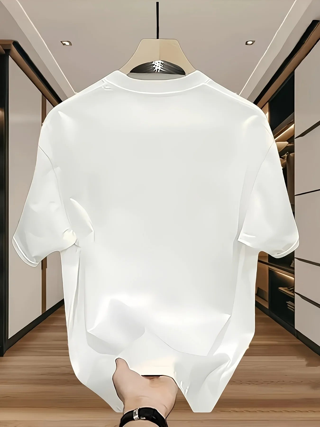 Men’s Heavyweight 100% Cotton Graphic T-Shirt – Casual Crew Neck Tee