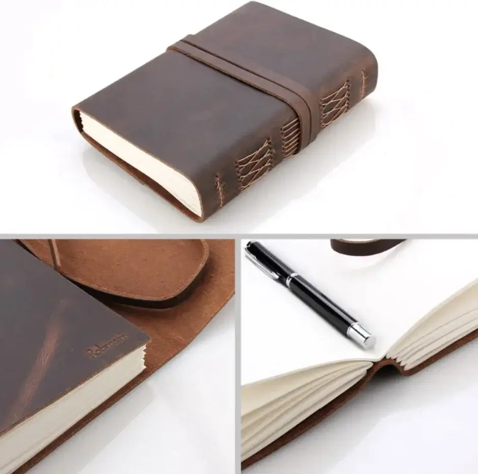 Vintage Traveler’s Diary – Classic Leather Journal for Notes & Adventures