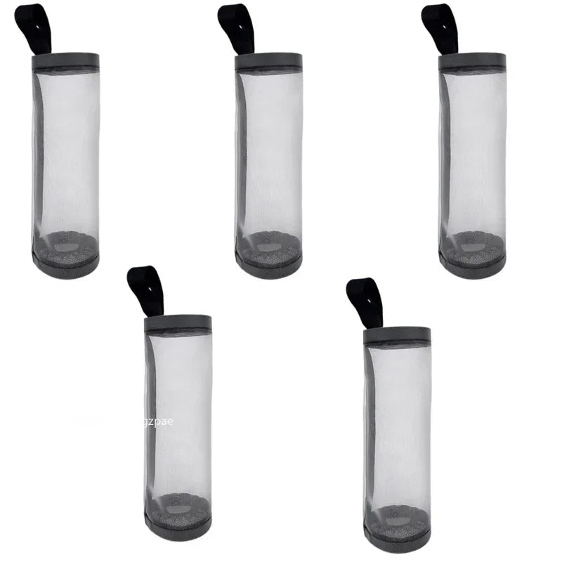 Hanging Plastic Bag Dispenser, Wall-Mounted Kitchen Storage Organizer