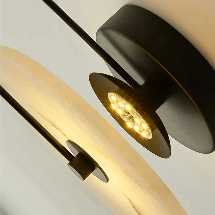 Light My House Marble Disc Wall Lamp – Modern Warm LED Sconce