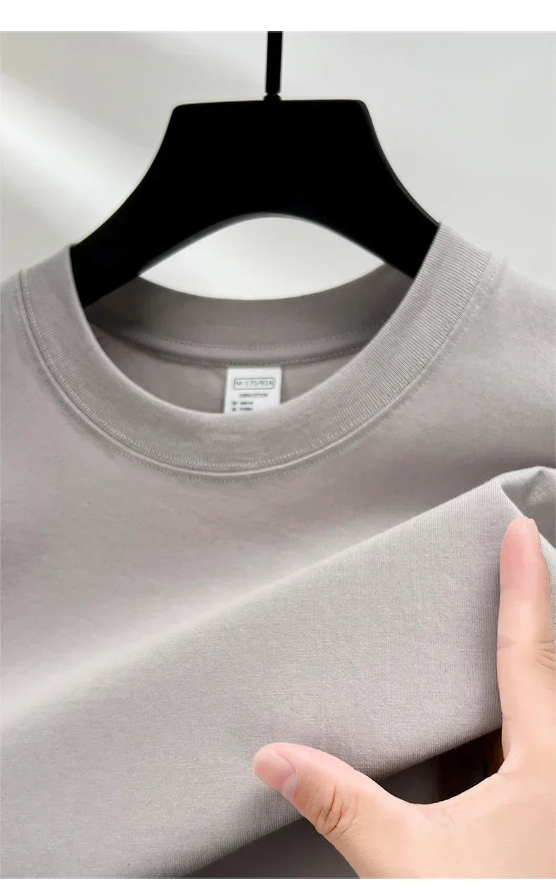 Men’s 100% Cotton Classic T-Shirt – Short Sleeve Crew Neck