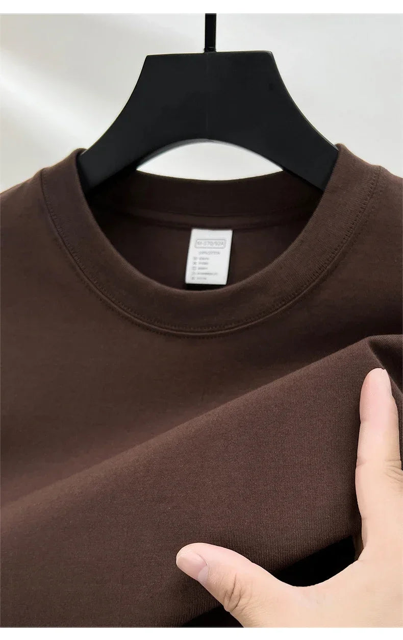 Men’s 100% Cotton Classic T-Shirt – Short Sleeve Crew Neck