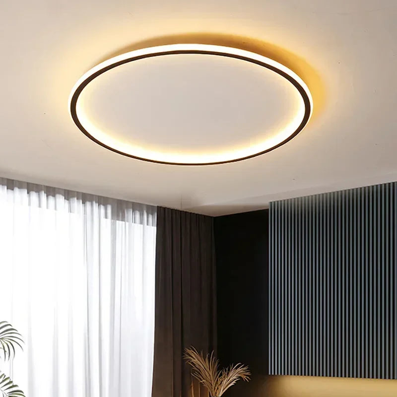 Light My House LED Ring Flush Mount Chandelier | Dimmable Ceiling Light