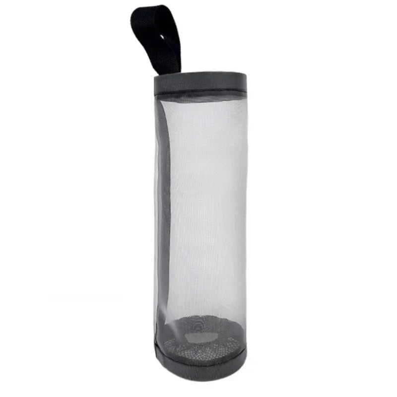 Hanging Plastic Bag Dispenser, Wall-Mounted Kitchen Storage Organizer