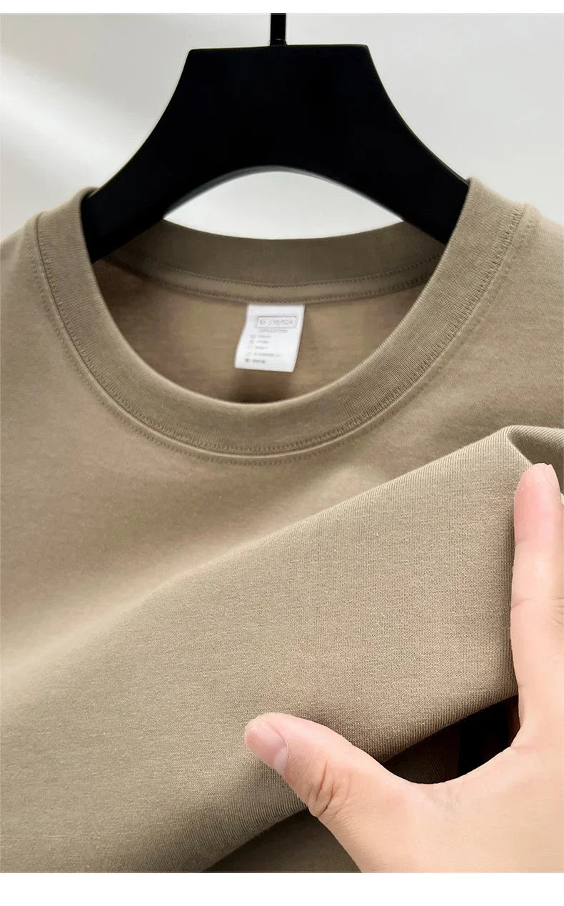 Men’s 100% Cotton Classic T-Shirt – Short Sleeve Crew Neck