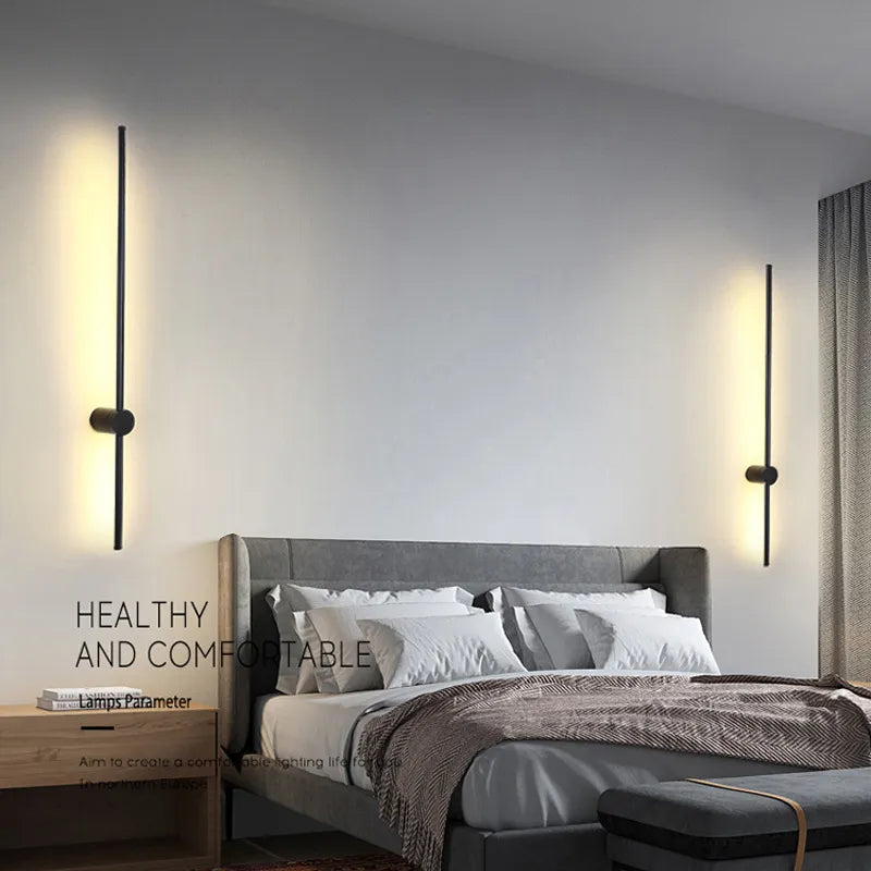 Light My House Degrees LED Wall Light – Modern Black Warm Lamp