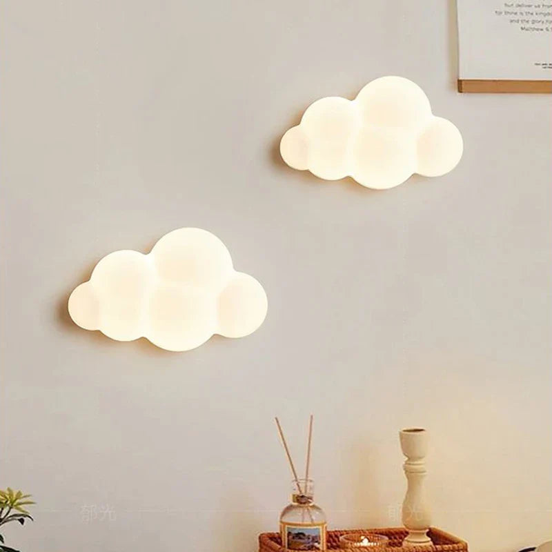 Light My House Cloud LED Wall Lamp – Remote Control Adjustable Light