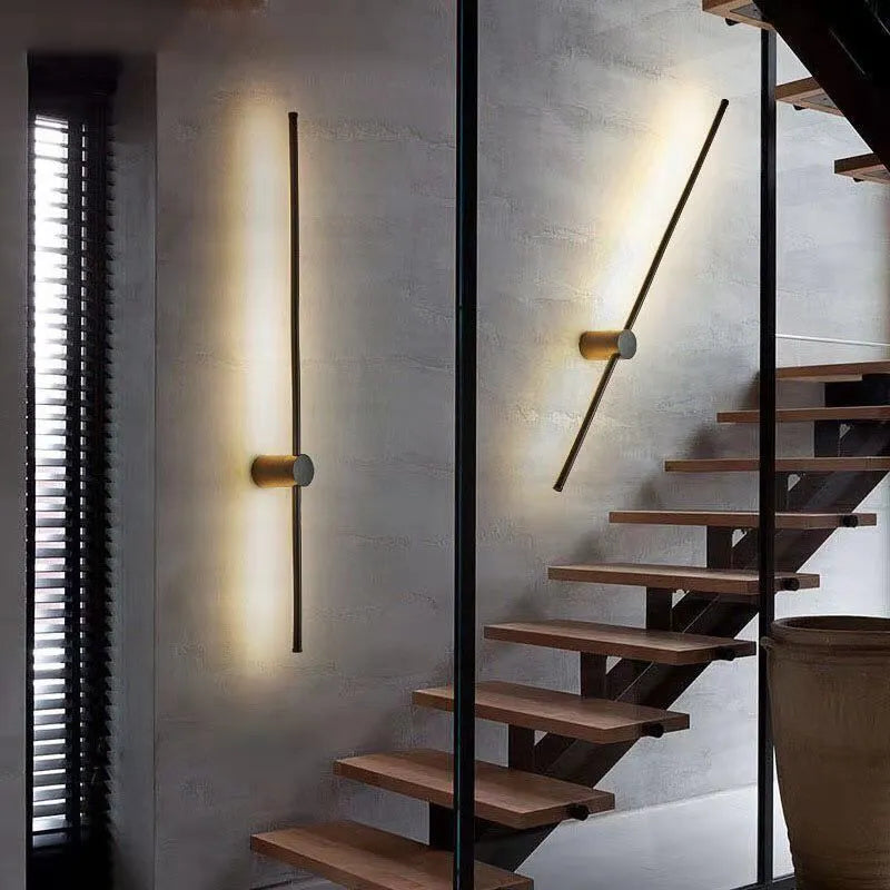 Light My House Degrees LED Wall Light – Modern Black Warm Lamp