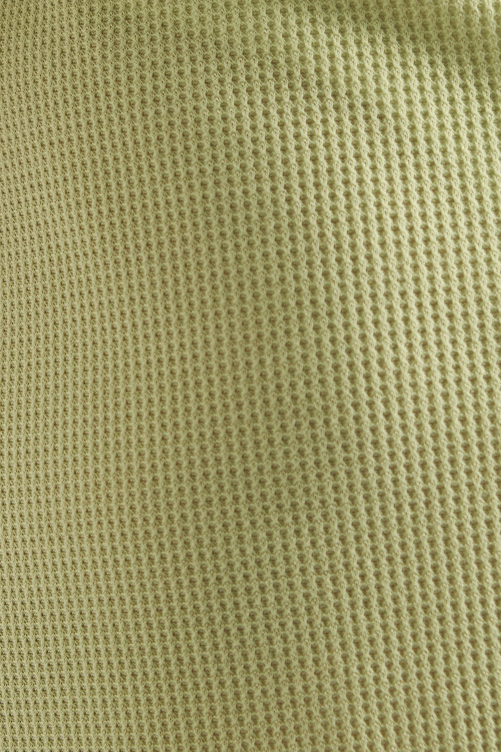 Sam Waffle Knit V-Neck Mini Dress - Pistachio