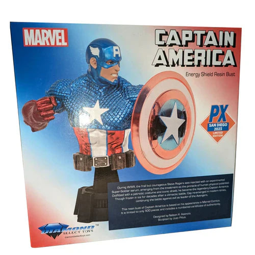Diamond Select Marvel Captain America Energy Shield 1/7 Mini-Bust