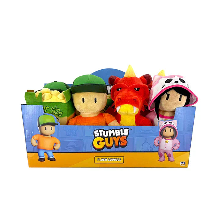 Stumble Guys 8-Inch Plush Buddies by Snaps – 4 Collectible Characters