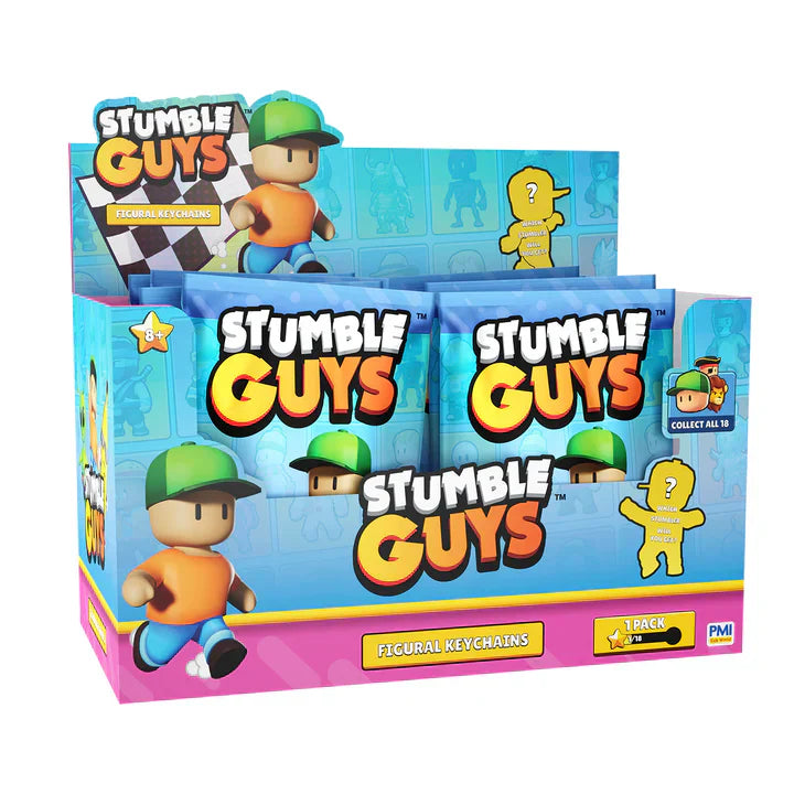 Stumble Guys Figural Keychain Blind Bag – 2 Inch Collectible Toy by Snaps