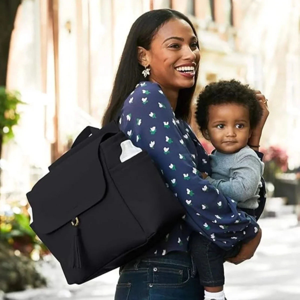 Skip Hop Greenwich Convertible Backpack - Black