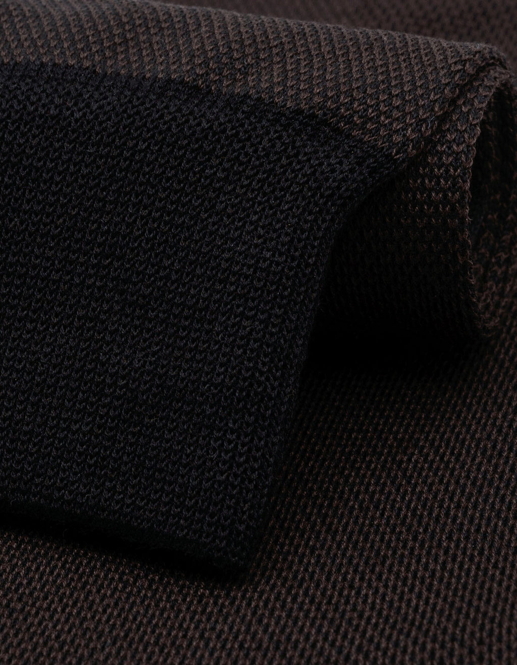 Dark Brown Birds Eye Patterned Socks