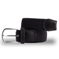 Swole Panda Woven Belt – Jet Black Recycled REPREVE Elasticated Belt
