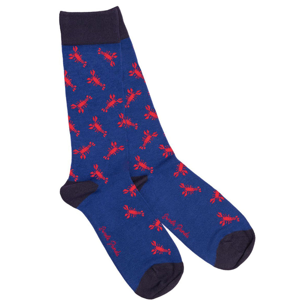 Swole Panda Lobster Bamboo Socks – Breathable Novelty Coastal Footwear
