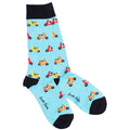 Swole Panda Scooter Bamboo Socks – Breathable Novelty Print Footwear