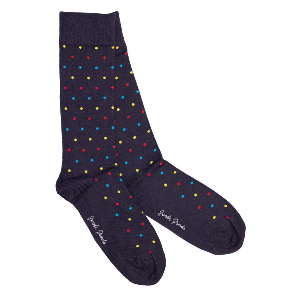 Swole Panda Multi Spotted Bamboo Socks – Soft and Breathable Hosiery