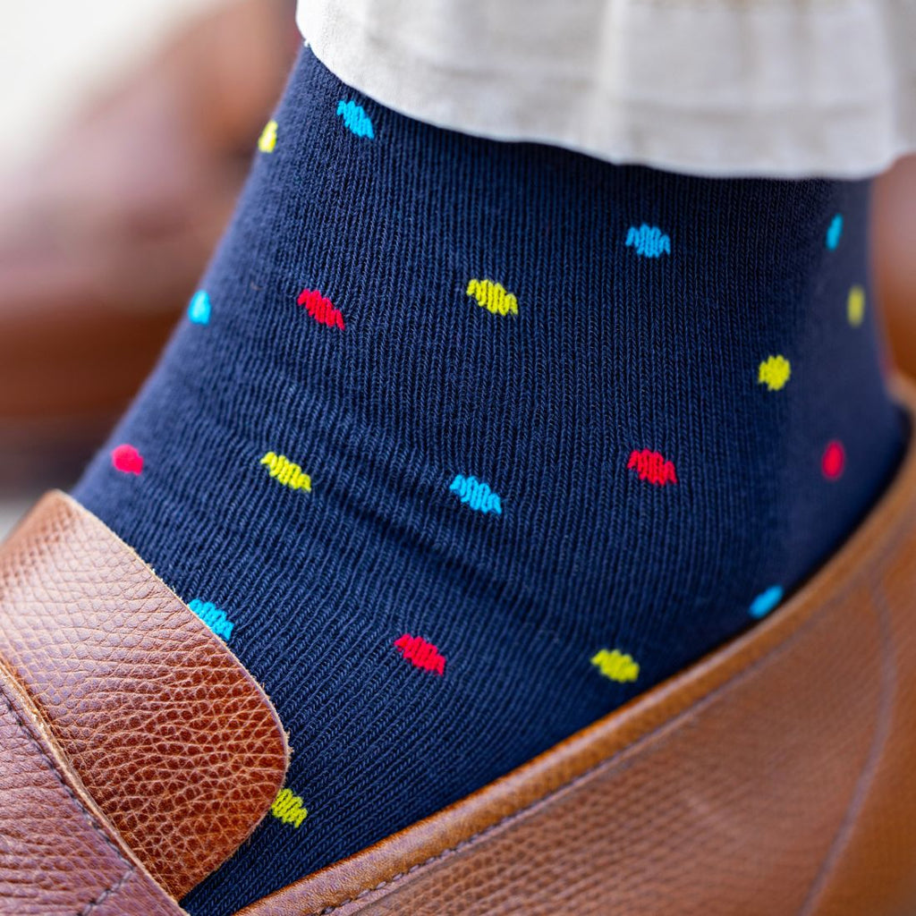 Swole Panda Multi Spotted Bamboo Socks – Soft and Breathable Hosiery