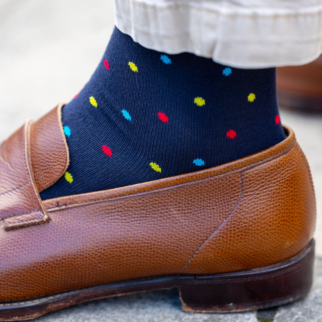 Swole Panda Multi Spotted Bamboo Socks – Soft and Breathable Hosiery