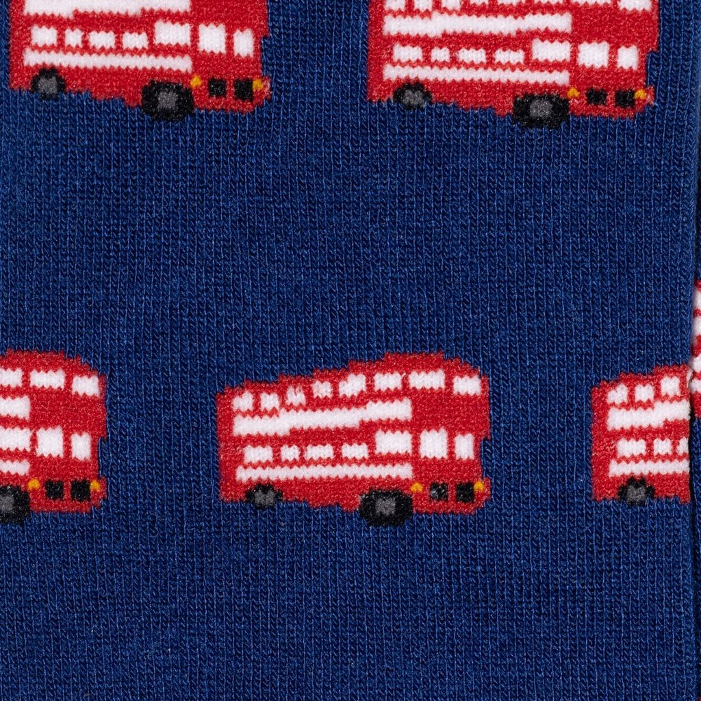 Swole Panda London Bus Bamboo Socks – Sustainable Graphic Novelty Socks
