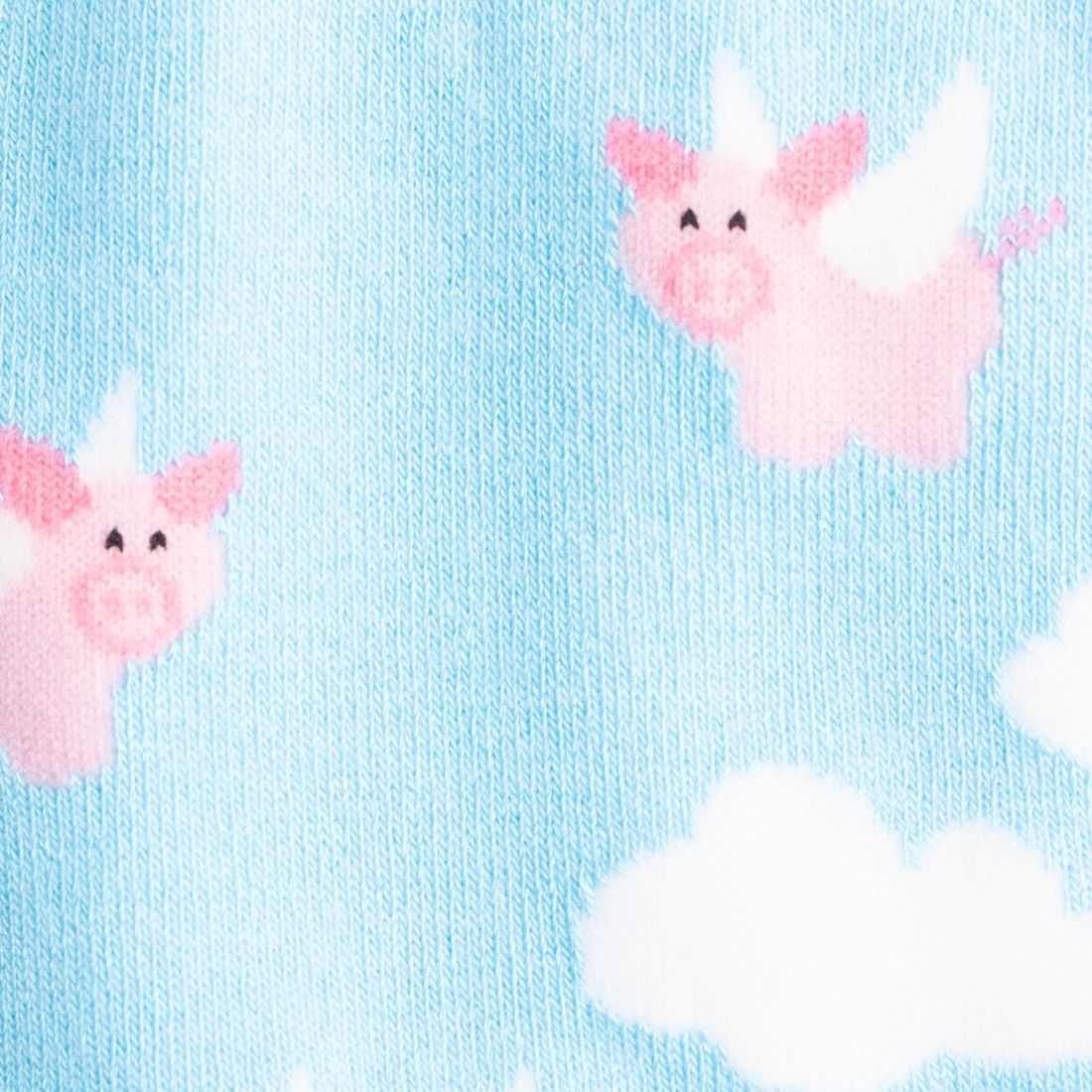 Swole Panda Flying Pig Bamboo Socks – Soft Novelty Animal Print Socks