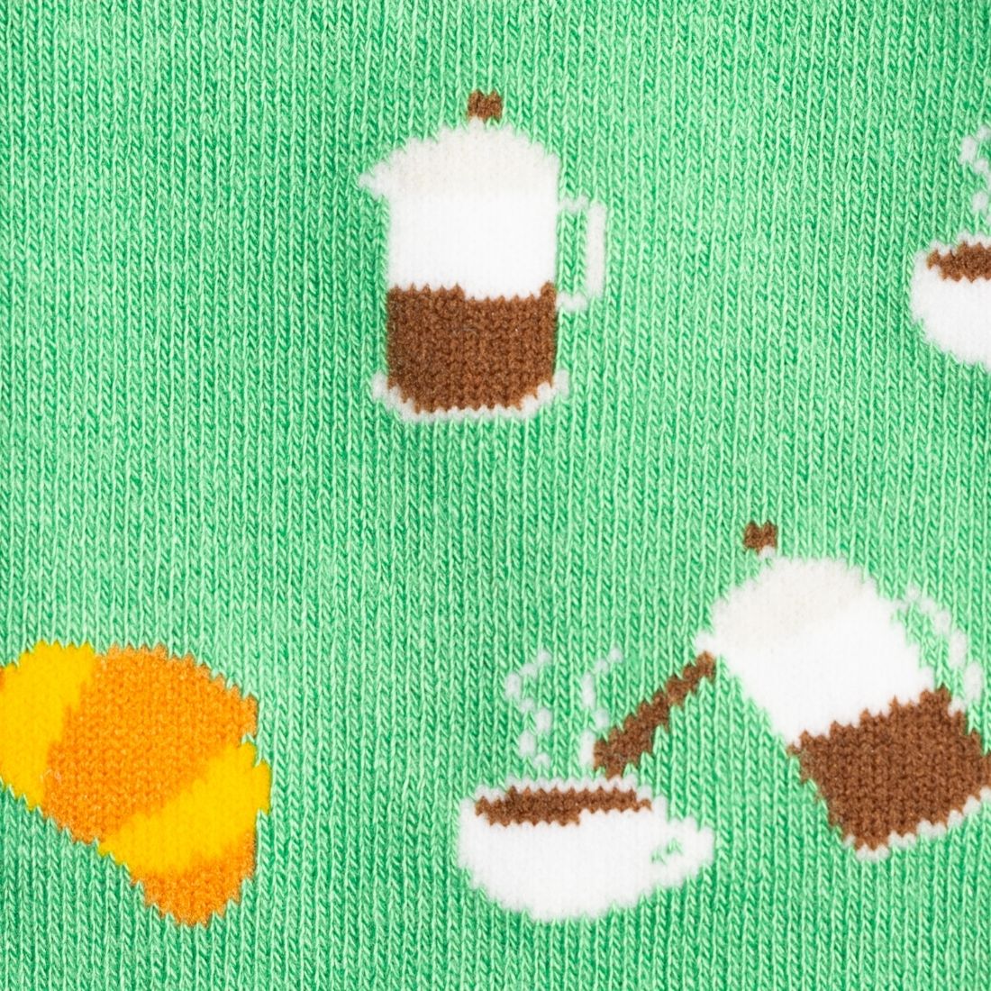 Swole Panda Coffee and Croissant Bamboo Socks – Soft Novelty Socks