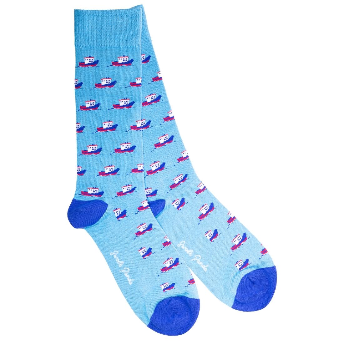 Swole Panda Motorboat Bamboo Socks – Breathable Nautical Novelty Socks