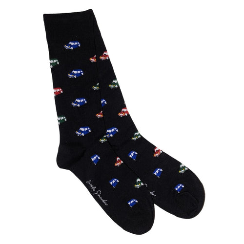 Swole Panda Classic Mini Cooper Bamboo Socks – Retro Car Enthusiast