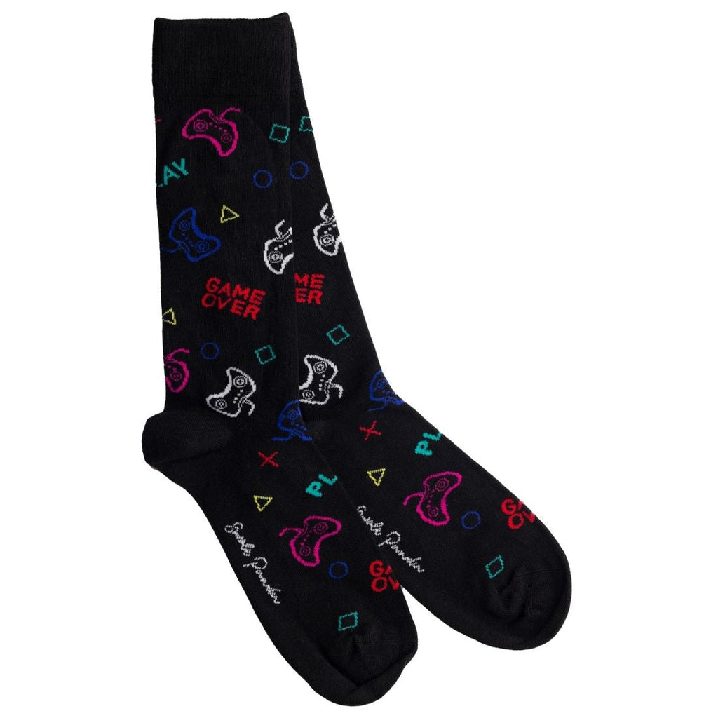 Swole Panda Gamer Bamboo Socks – Breathable Novelty Gaming Apparel