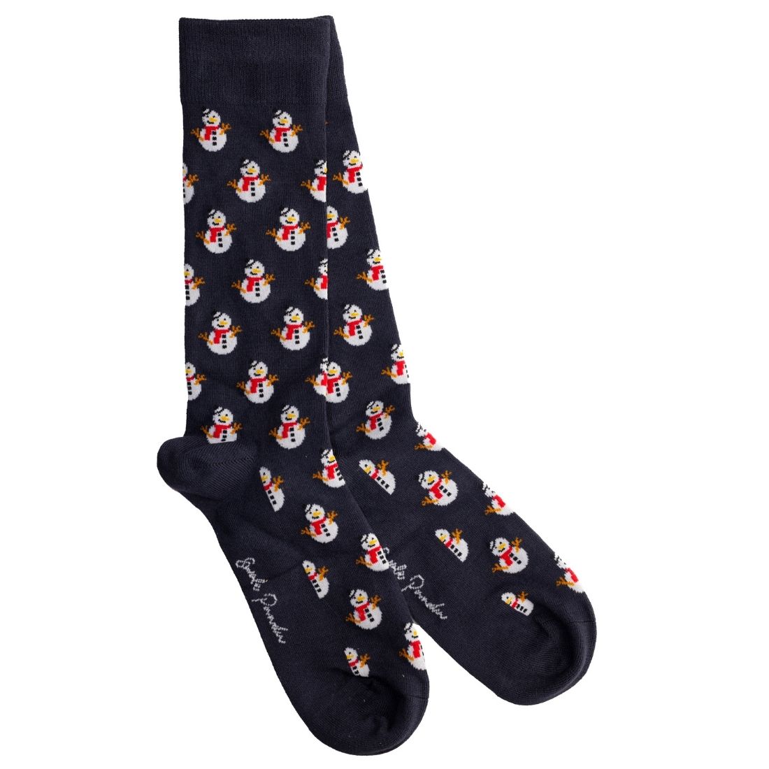 Swole Panda Snowman Bamboo Socks – Sustainable Festive Winter Apparel