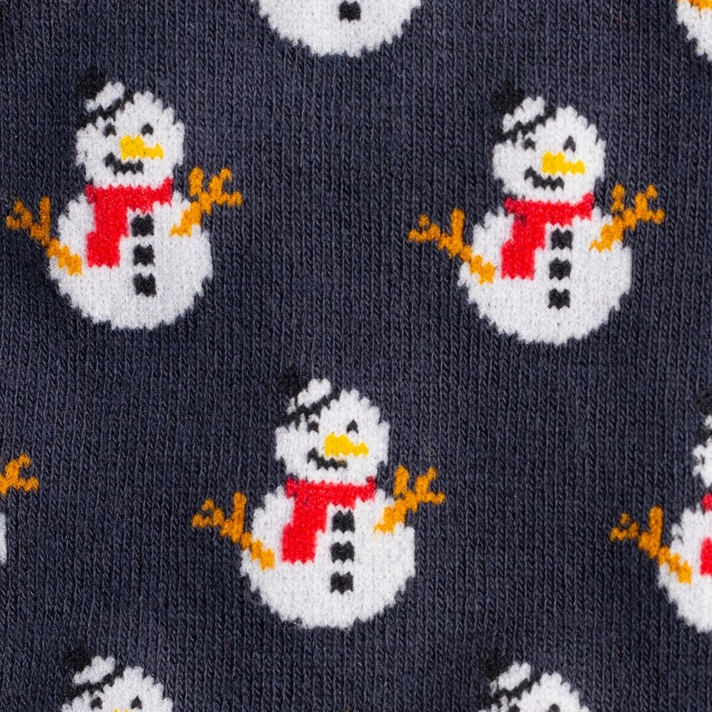 Swole Panda Snowman Bamboo Socks – Sustainable Festive Winter Apparel