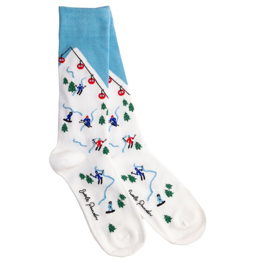 Swole Panda Ski Slope Bamboo Socks – Sustainable Winter Sports Gear
